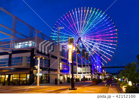 観覧車 海遊館の写真素材