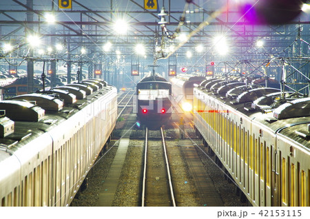 小手指車両基地の西武線 42153115