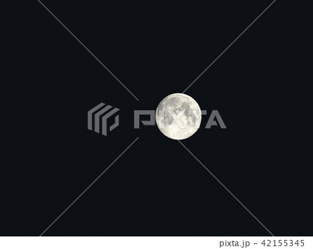dark sky and full Moon, Earth satellite. Russia 42155345