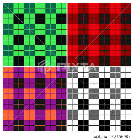 Lumberjack plaid pattern set 42156007