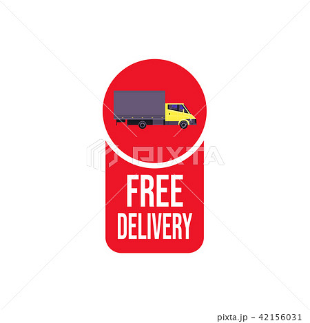 free delivery truck icon isolated sticker badge logo design elements free delivery truck icon isolated sticker badge logo design elements 42156031