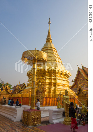 Pagoda at Wat Phra That Doi Suthep Pagoda at Wat Phra That Doi Suthep 42159445
