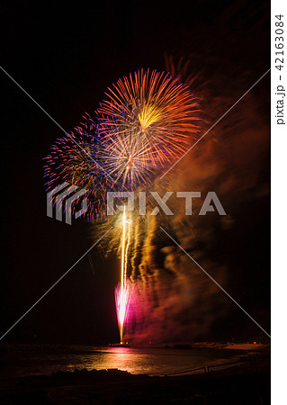 花火 スターマイン Star mine fireworks display 42163084