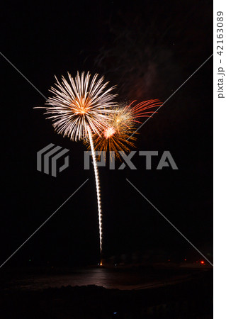 花火 スターマイン Star mine fireworks display 42163089