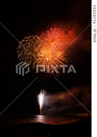花火 スターマイン Star mine fireworks display 42163091