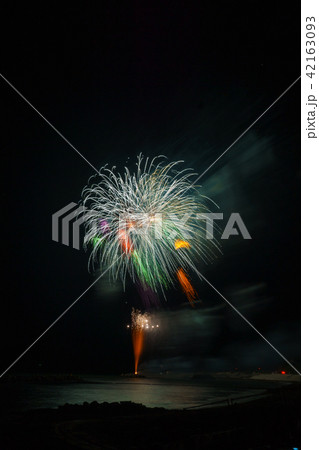 花火 スターマイン Star mine fireworks display 42163093