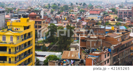 Panorama view over Kathmandu city Panorama view over Kathmandu city 42165265