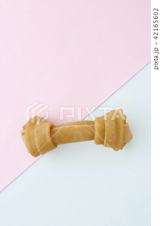 Dog Bone on blue and pink 42165602