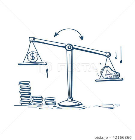 Equilibrium balance equality scale justice concept Hand drawn person  with scales in hands concept sketch Isolated vector illustration Stock  Photo  Alamy