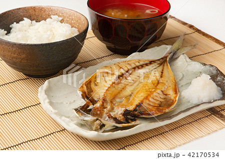 鯵の干物定食 42170534