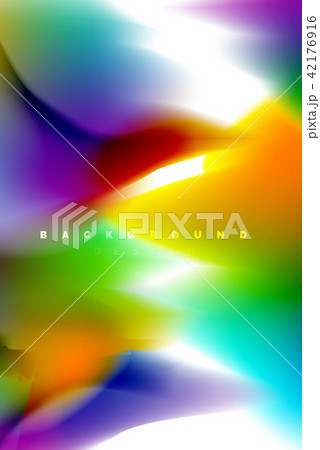 Holographic paint explosion design, fluid colors flow, colorful storm. Liquid mixing colours motion Holographic paint explosion design, fluid colors flow, colorful storm. Liquid mixing colours motion 42176916