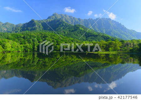 鏡池 長野戸隠  初夏 鏡池 長野戸隠  初夏 42177546