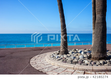 French Riviera Sea Promenade in Nice 42180274