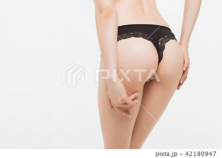 Young woman in nude underwear 42180947