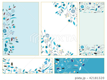 花のカードセット_夏色2 花のカードセット_夏色2 42181320