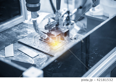 The welding robot machine The welding robot machine 42181532