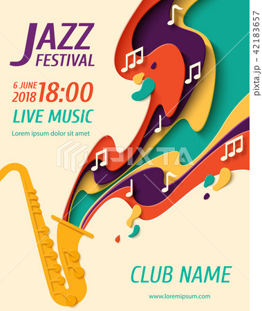 International Jazz Day vector background 42183657