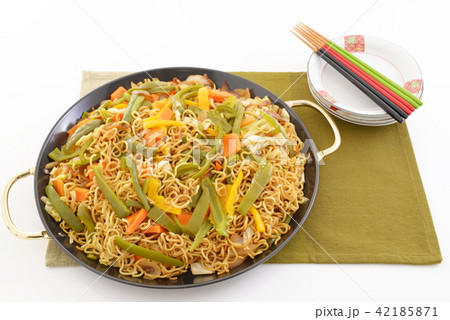 美味しそうな焼きそば 42185871