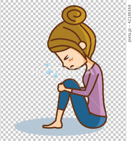 悲しむ女性 42186568