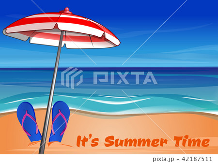 Summer lettering. It's Summer Time 42187511