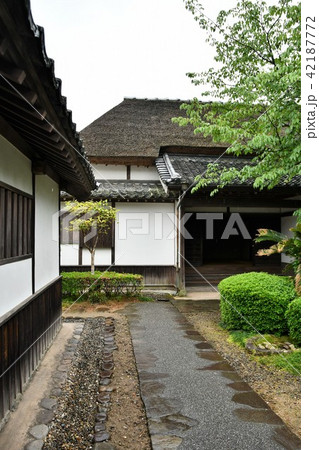 雨の杵築城下町　武家屋敷 42187772