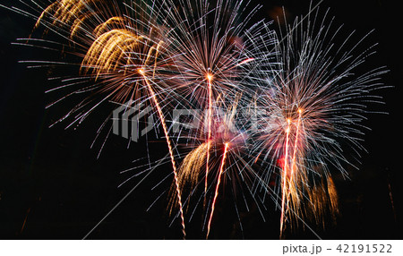 Abstract colored firework background used Abstract colored firework background used 42191522