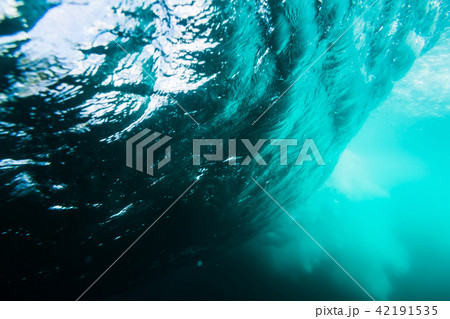 Wave texture in underwater. Wave crashing on shore Wave texture in underwater. Wave crashing on shore 42191535