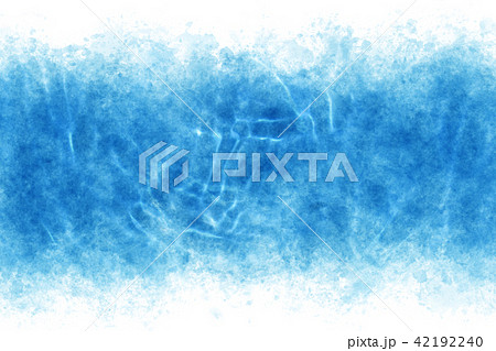 水 波 青 夏 水彩 背景 42192240