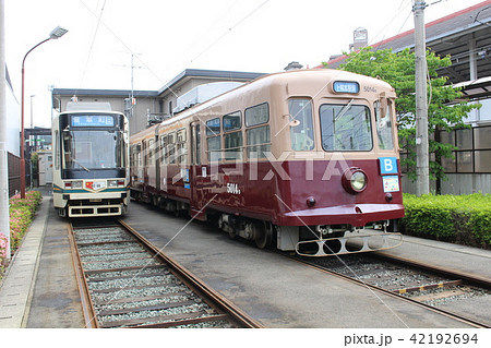 熊本市電　上熊本駅前　九州　熊本市 42192694