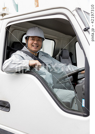 トラック ドライバーの写真素材