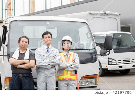 土木　建築　ガードマン　営業　チームワーク 42197706