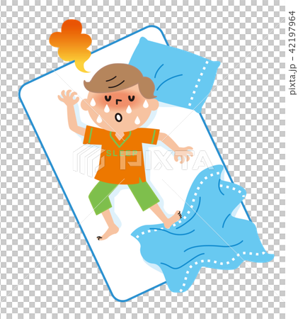 熱帯夜 子供 イラスト 熱帯夜 子供 イラスト 42197964