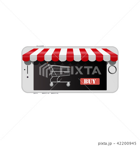 online shop on smart phone 42200945