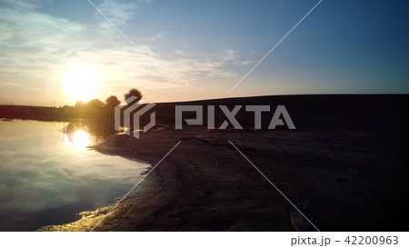 Sunset river landscape Sunset river landscape 42200963