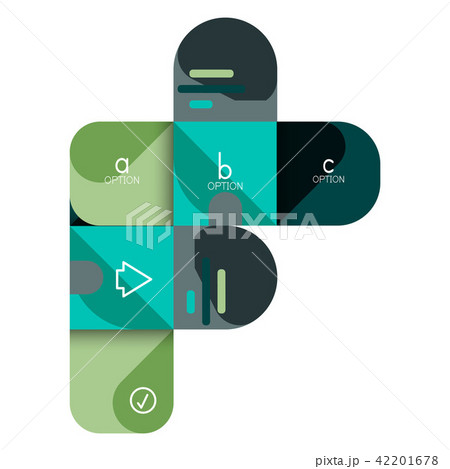 Infographics option and step by step in rounded squares, element of chart, graph, diagram with Infographics option and step by step in rounded squares, element of chart, graph, diagram with 42201678