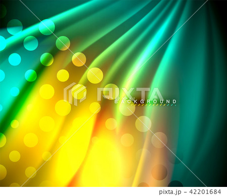 Neon holographic fluid color wave for web, wallpaper, pattern, texture and background 42201684