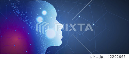 Artificial intelligence. Technology web background 42202065