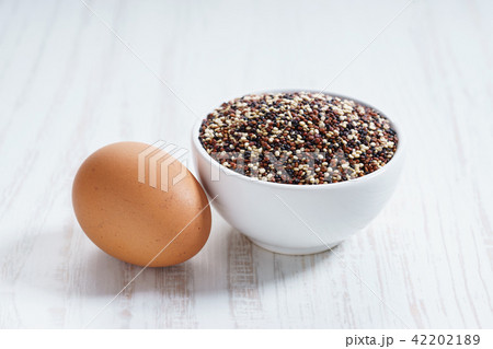 colorful raw quinoa 42202189