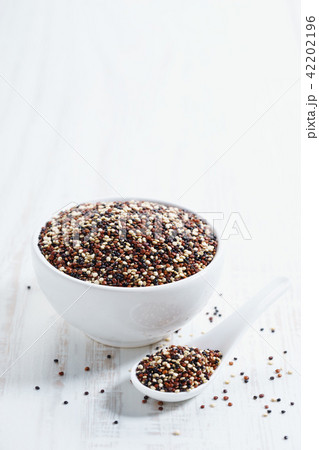 colorful raw quinoa 42202196