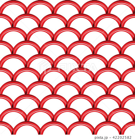 Red steel Grating wave seamless structure 42202582