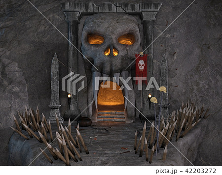 砦のイラスト素材 42203272 Pixta