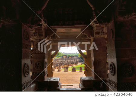 Mukha-mandapa, Durga temple, Aihole, Bagalkot 42204040