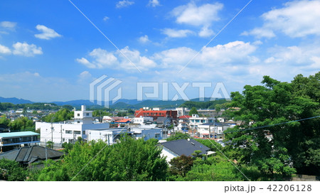 小高い場所から見る「さつま町の町並み」 42206128