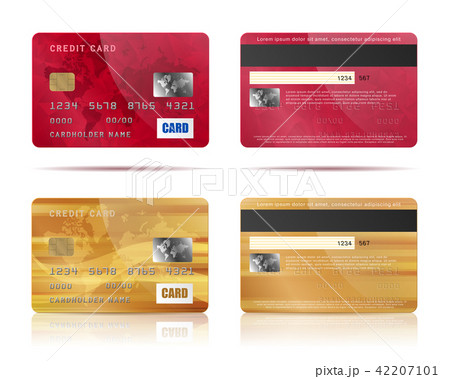 Credit cards set 42207101
