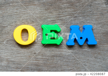 Colorful plastic alphabet in word OEM Colorful plastic alphabet in word OEM 42208087