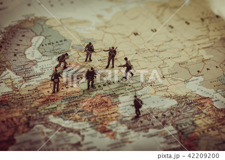 Ukraine, Russia and eurounion military conflict 42209200