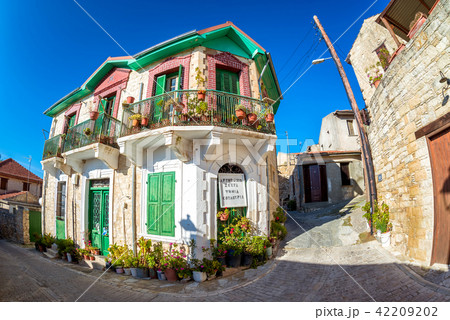 Authentic mediterranean street in the village Authentic mediterranean street in the village 42209202