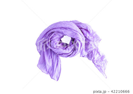 colored patterned scarf, neckerchief isolated colored patterned scarf, neckerchief isolated 42210666