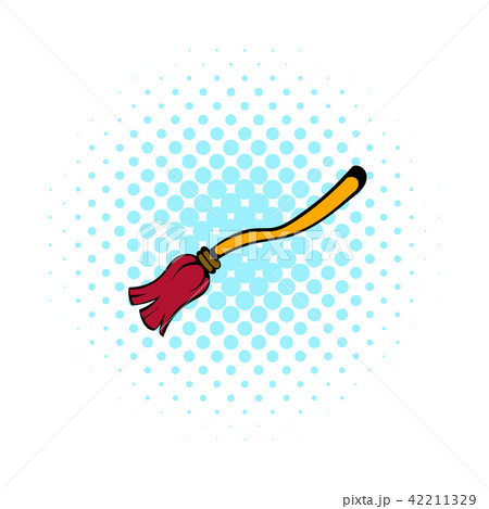 Witches broom icon, comics style Witches broom icon, comics style 42211329