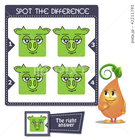 Spot the difference green Spot the difference green 42211793